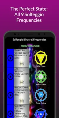 Solfeggio Binaural Frequencies android App screenshot 7